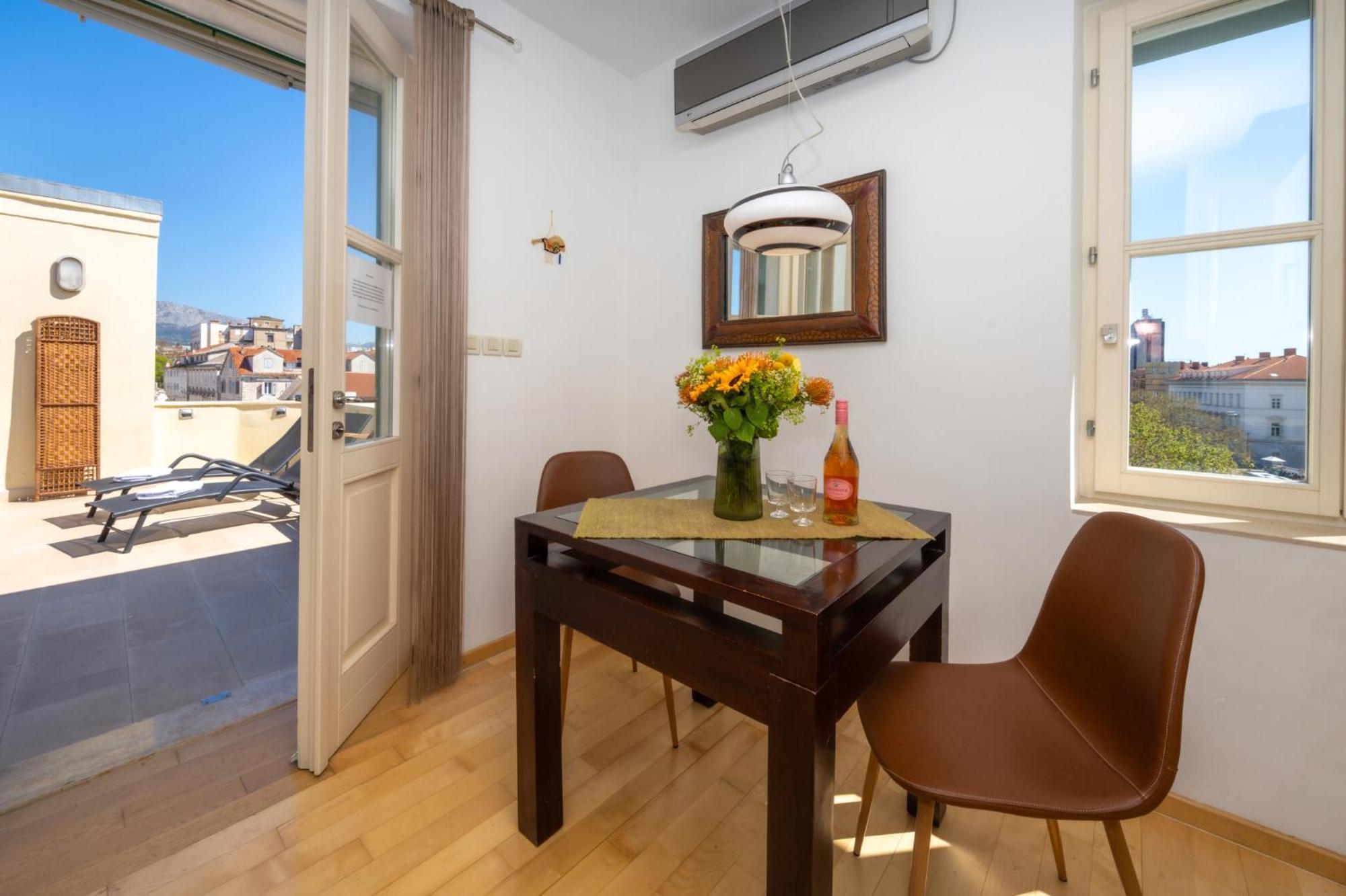 Ferienwohnung Terazza Grande In Diocletian Tower Split Exterior foto