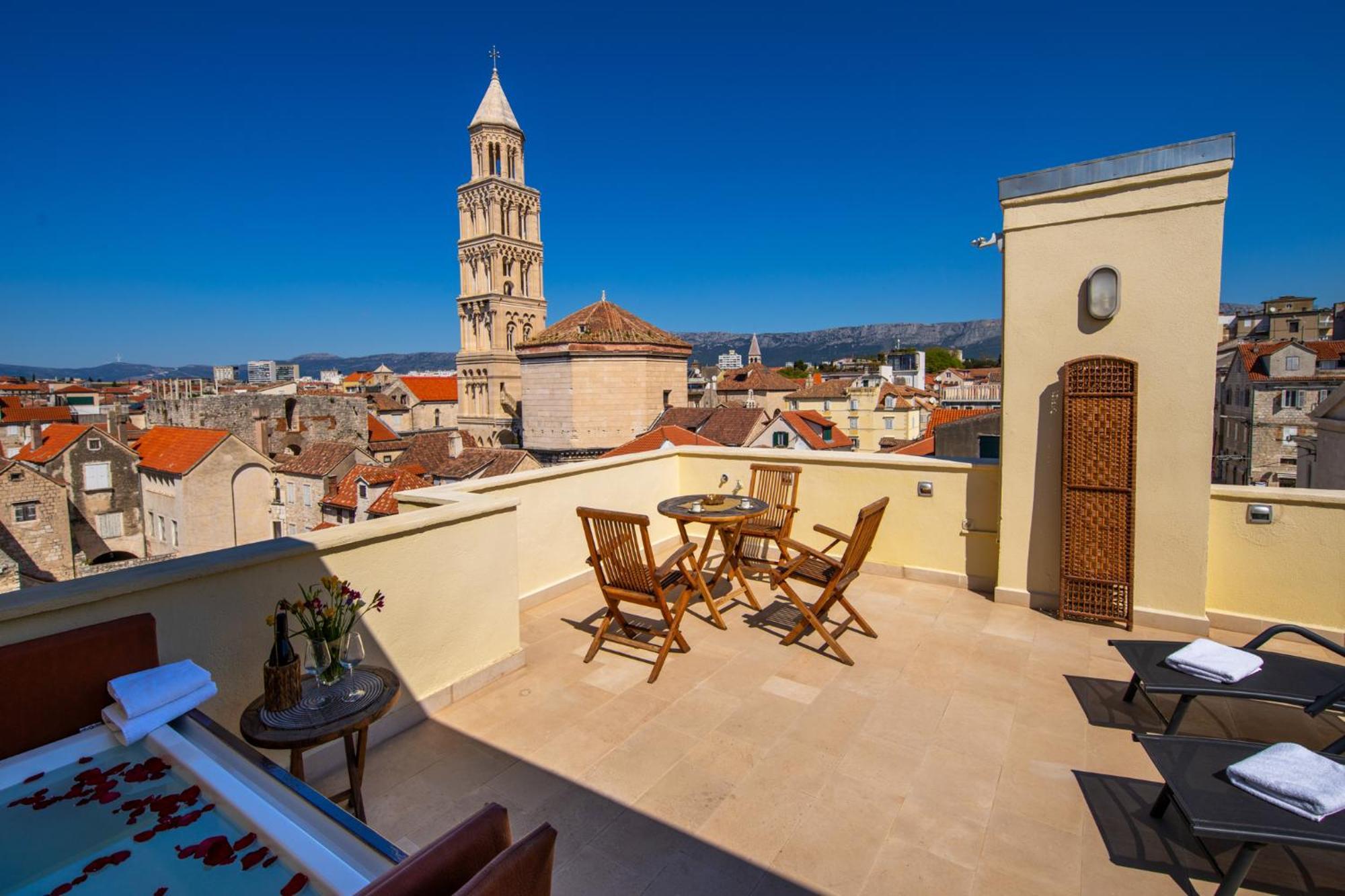 Ferienwohnung Terazza Grande In Diocletian Tower Split Exterior foto