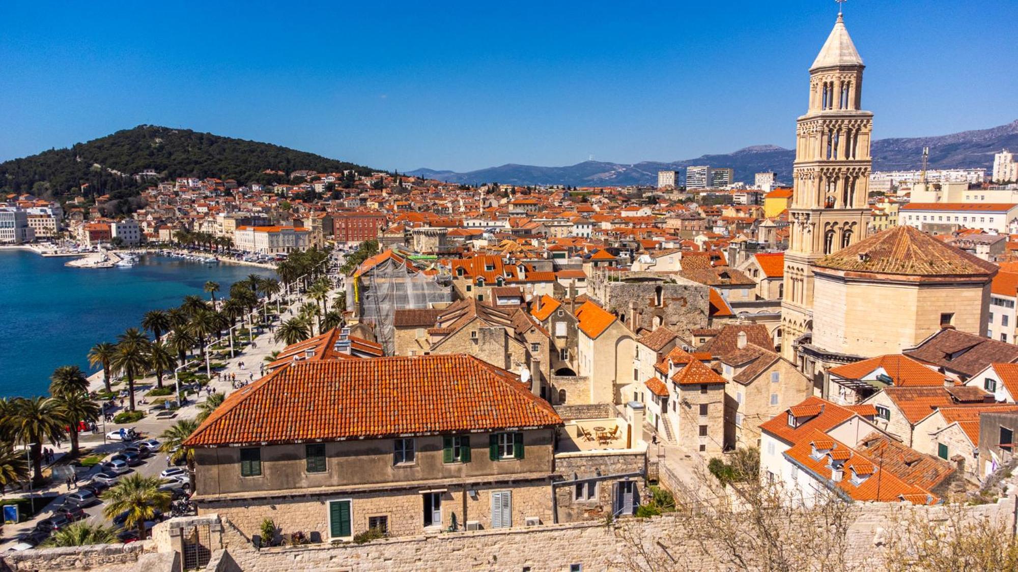Ferienwohnung Terazza Grande In Diocletian Tower Split Exterior foto