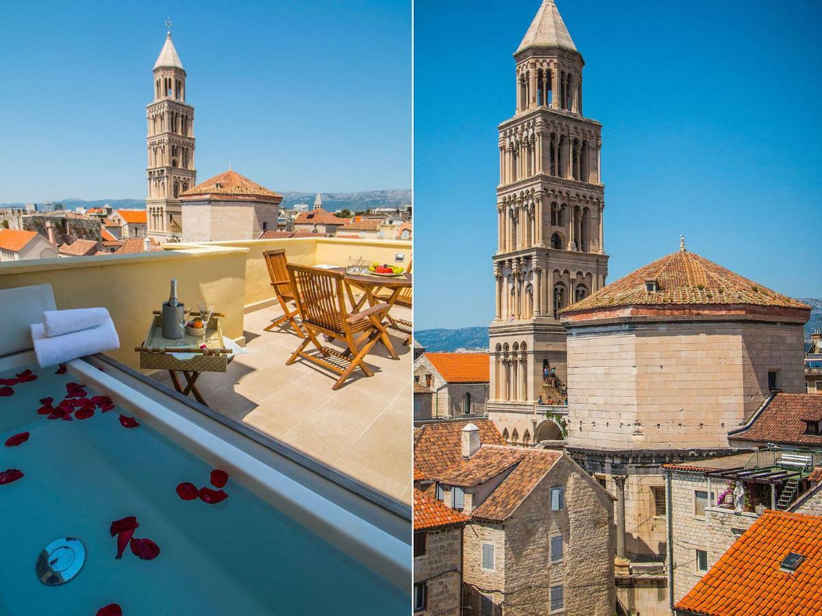 Ferienwohnung Terazza Grande In Diocletian Tower Split Exterior foto